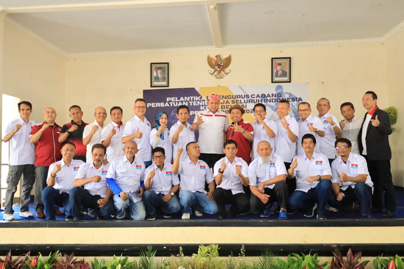 Wali Kota Bekasi Hadiri Pelantikan Pengurus Cabang PTMSI Kota Bekasi