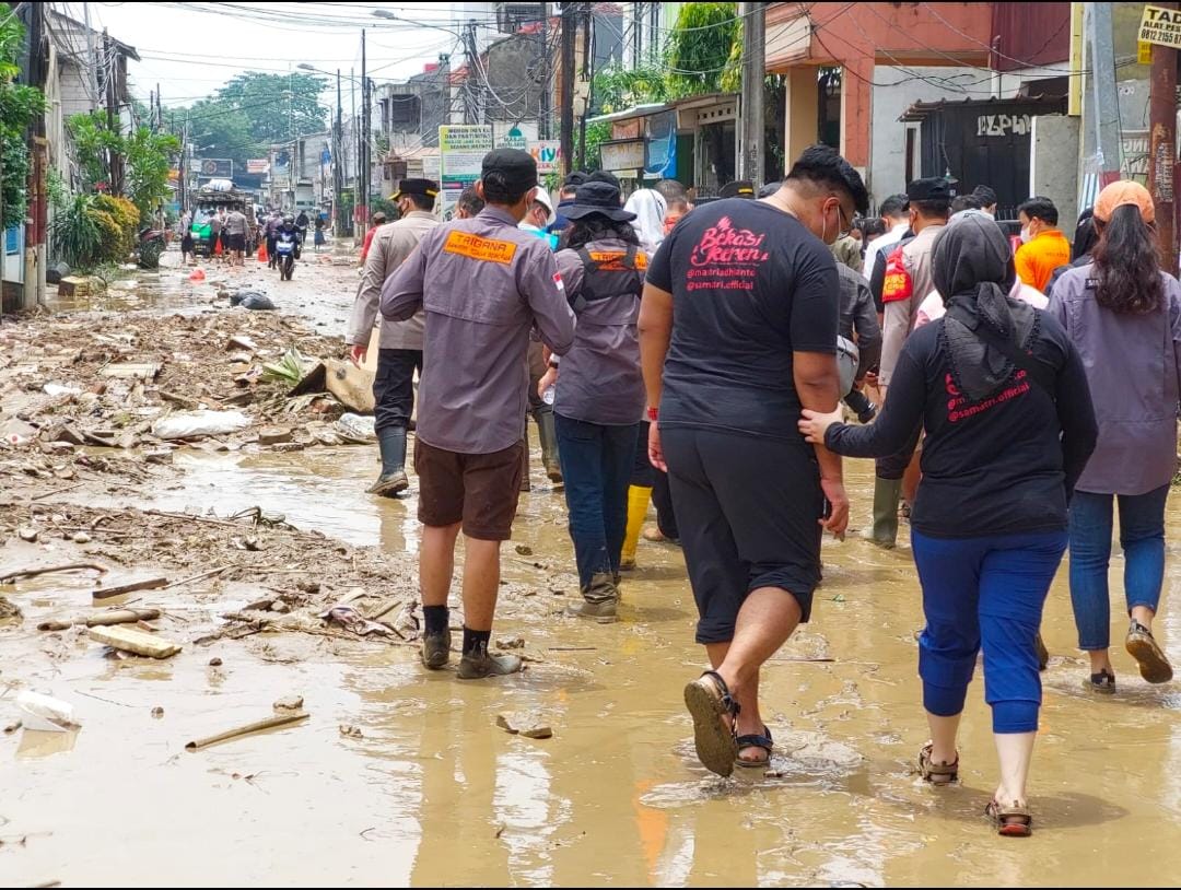 BPBD Kota Bekasi Mencatat 13 Titik Banjiri di Empat Kecamatan
