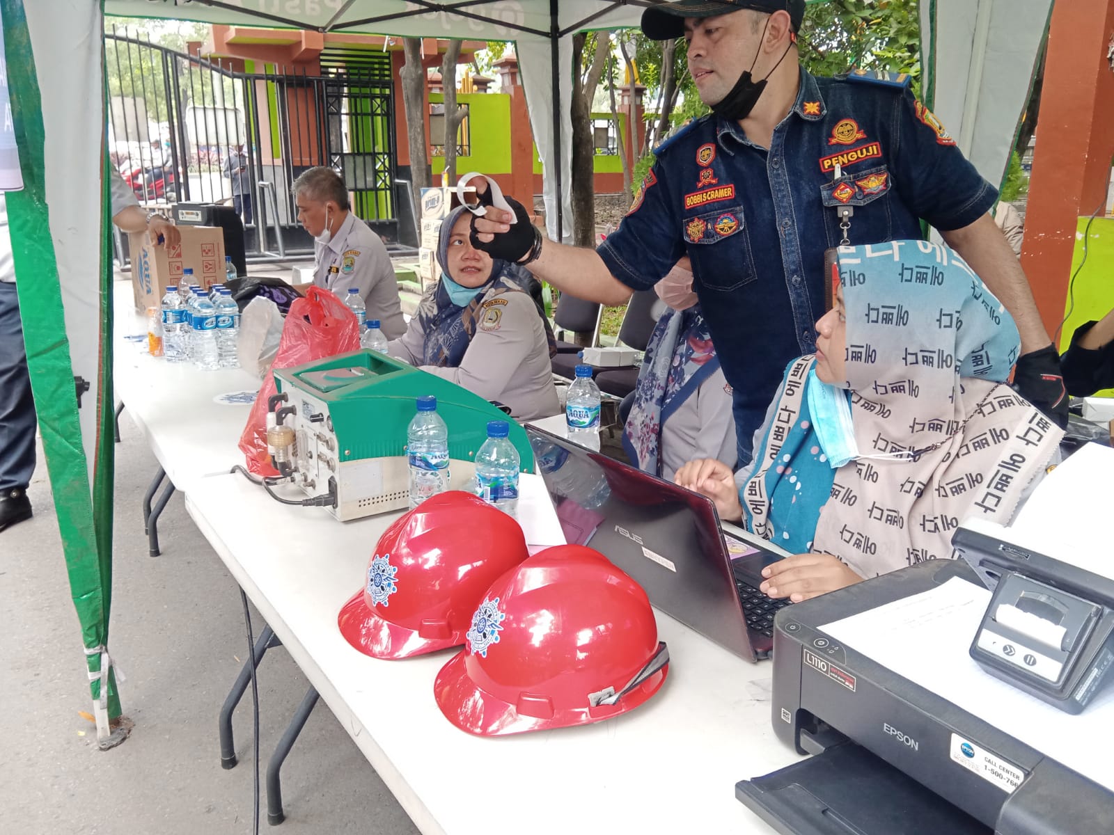 Dinas Perhubungan Kota Bekasi Gelar Uji Emisi Gratis Sambut HUT Perak Kota Bekasi