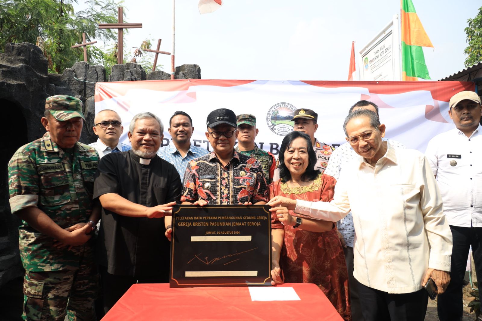 Groundbreaking Gereja Seroja. Pj Gani; Seluruh Persyaratan Sudah Dipenuhi