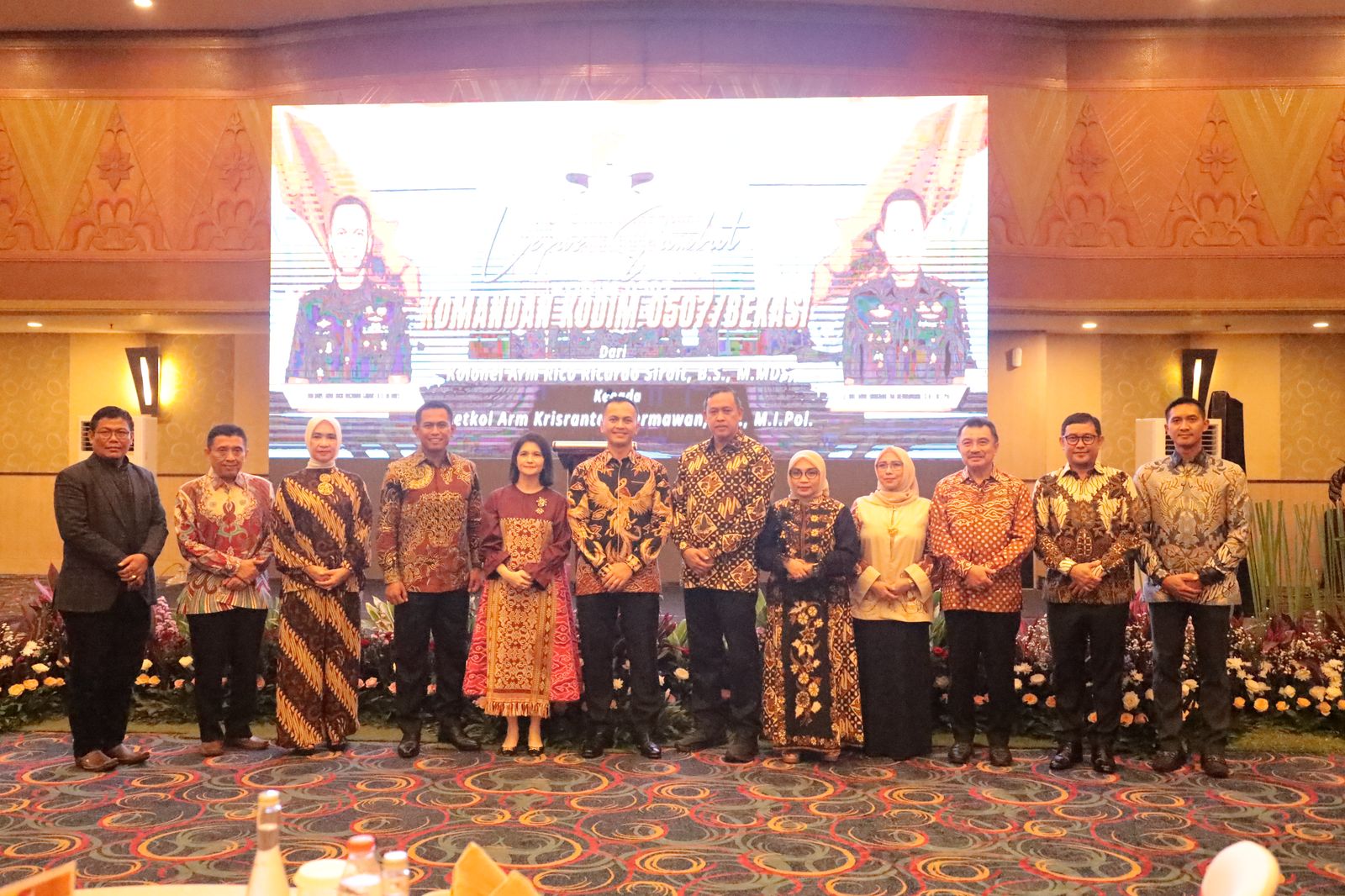 Wali Kota dan Wakil Wali Kota Bekasi Hadiri Lepas Sambut Komandan Kodim 0507/Bekasi