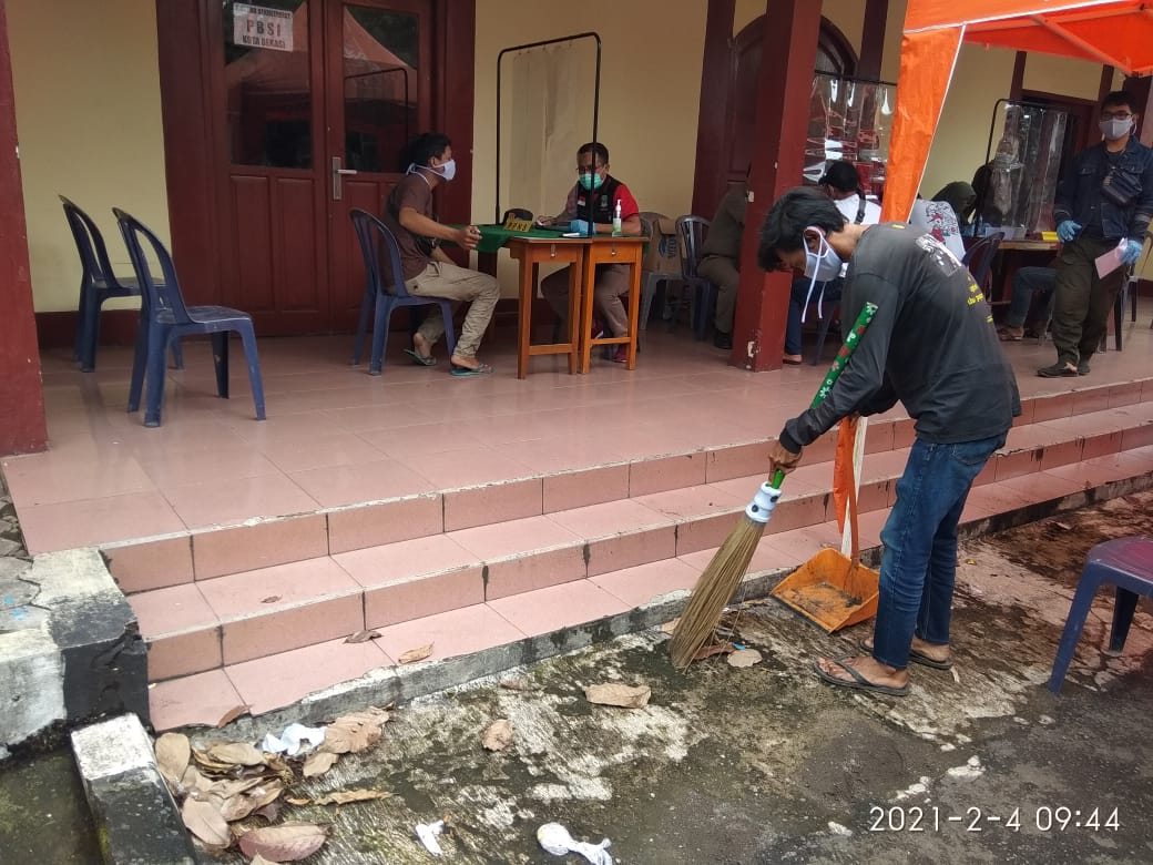 75 Pelanggar Terjaring Saat Operasi Non Yustisi di Wilayah Kelurahan Kayuringin Jaya