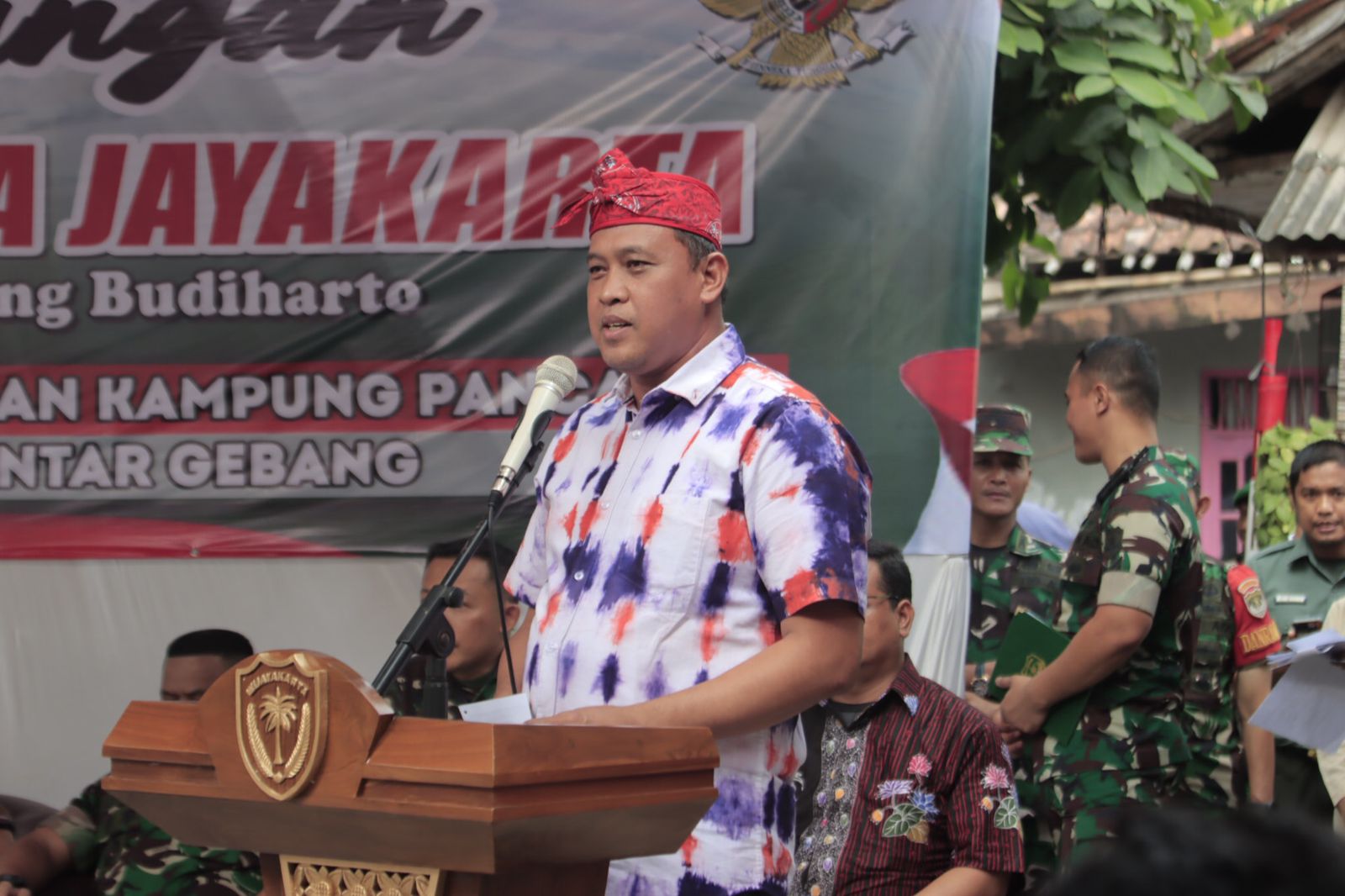 KUNJUNGAN PANGDAM JAYA DI KAMPUNG PANCASILA, Plt. WALI KOTA SAMBUT MERIAH