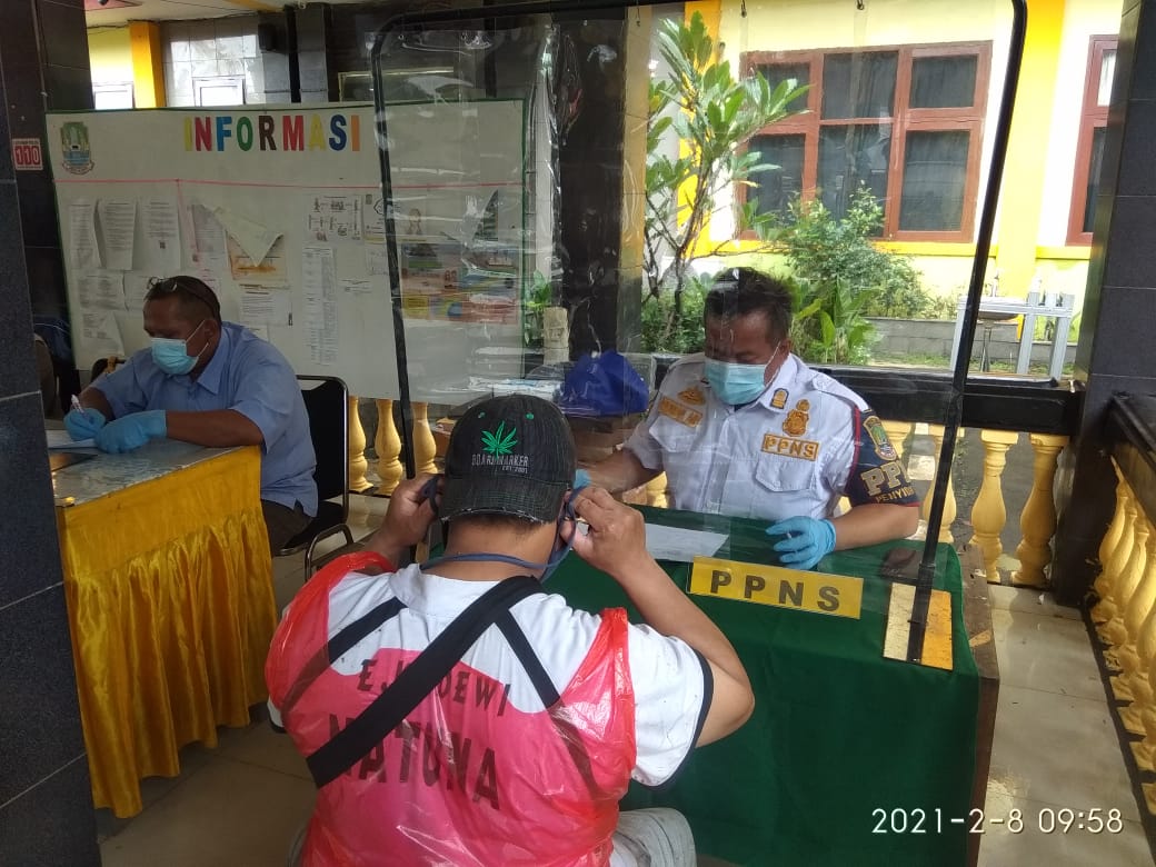 Operasi Non Yustisi Pada Masa Pemberlakuan Pembatasan Kegiatan Masyarakat di Kecamatan Pondok Gede