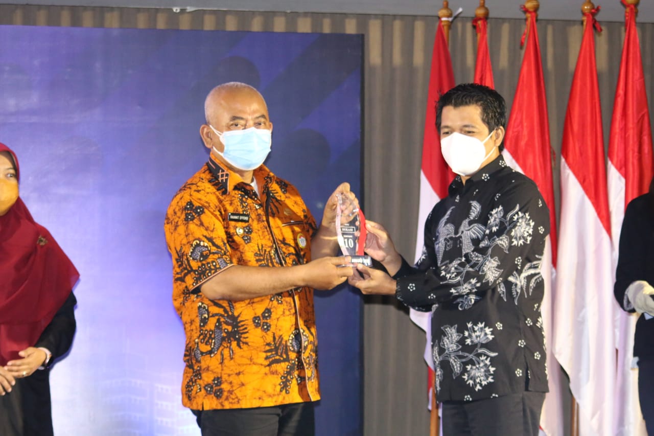 WALI KOTA BEKASI TERIMA PENGHARGAAN 10 KOTA TOLERANSI TAHUN 2020 DARI SETARA INSTITUTE