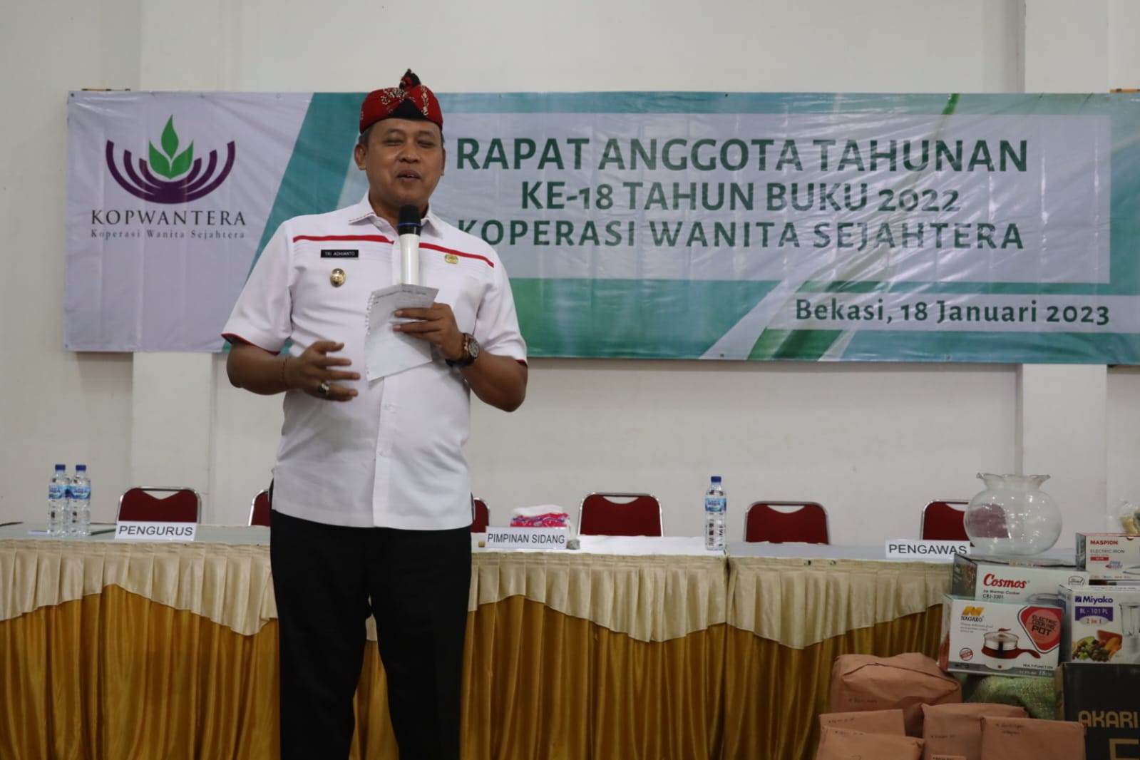 Rapat Anggota Tahunan Buku 2022 Koperasi Wanita Sejahtera, Plt.Wali Kota Harap Jalin Silahturahmi