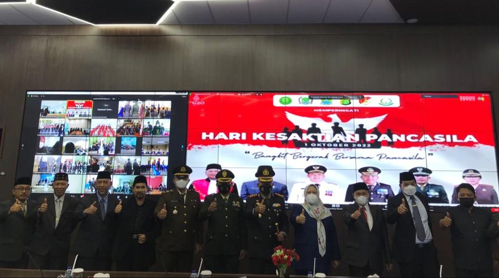 Plh. Wali Kota Bekasi beserta Jajaran Forkopimda Hadiri Upacara Peringatan Hari Kesaktian Pancasila