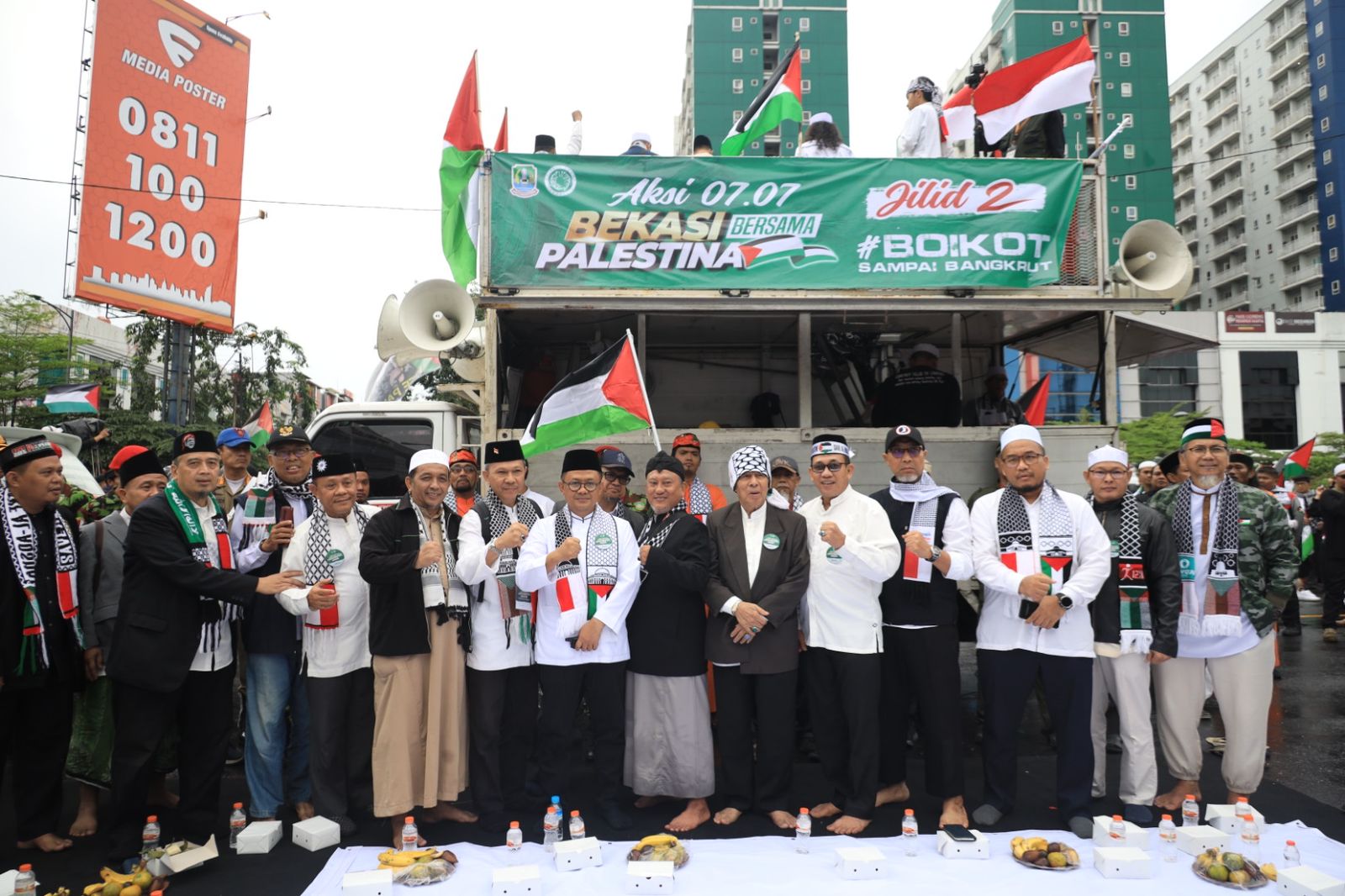 Bekasi Bersama Palestina, Pj Wali Kota Bekasi Hadir Aksi Solidaritas Palestina