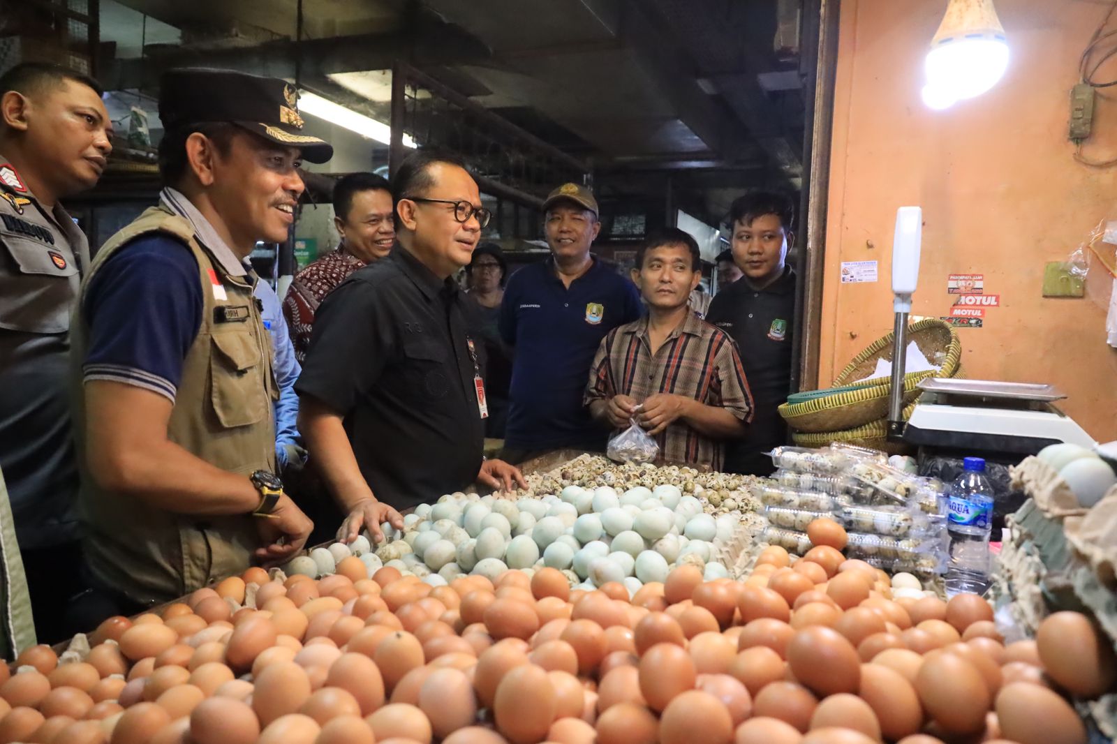 Pj. Wali Kota Bekasi Sidak Pasar Jelang Idul Adha
