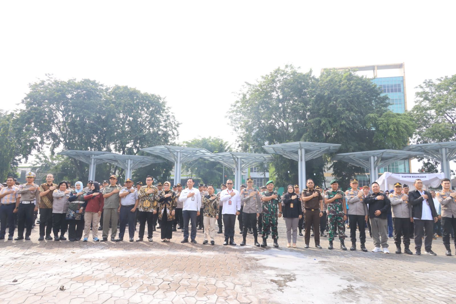 Pemkot Bekasi Bersama Unsur Keamanan Gelar Simulasi Pengamanan Pilkada