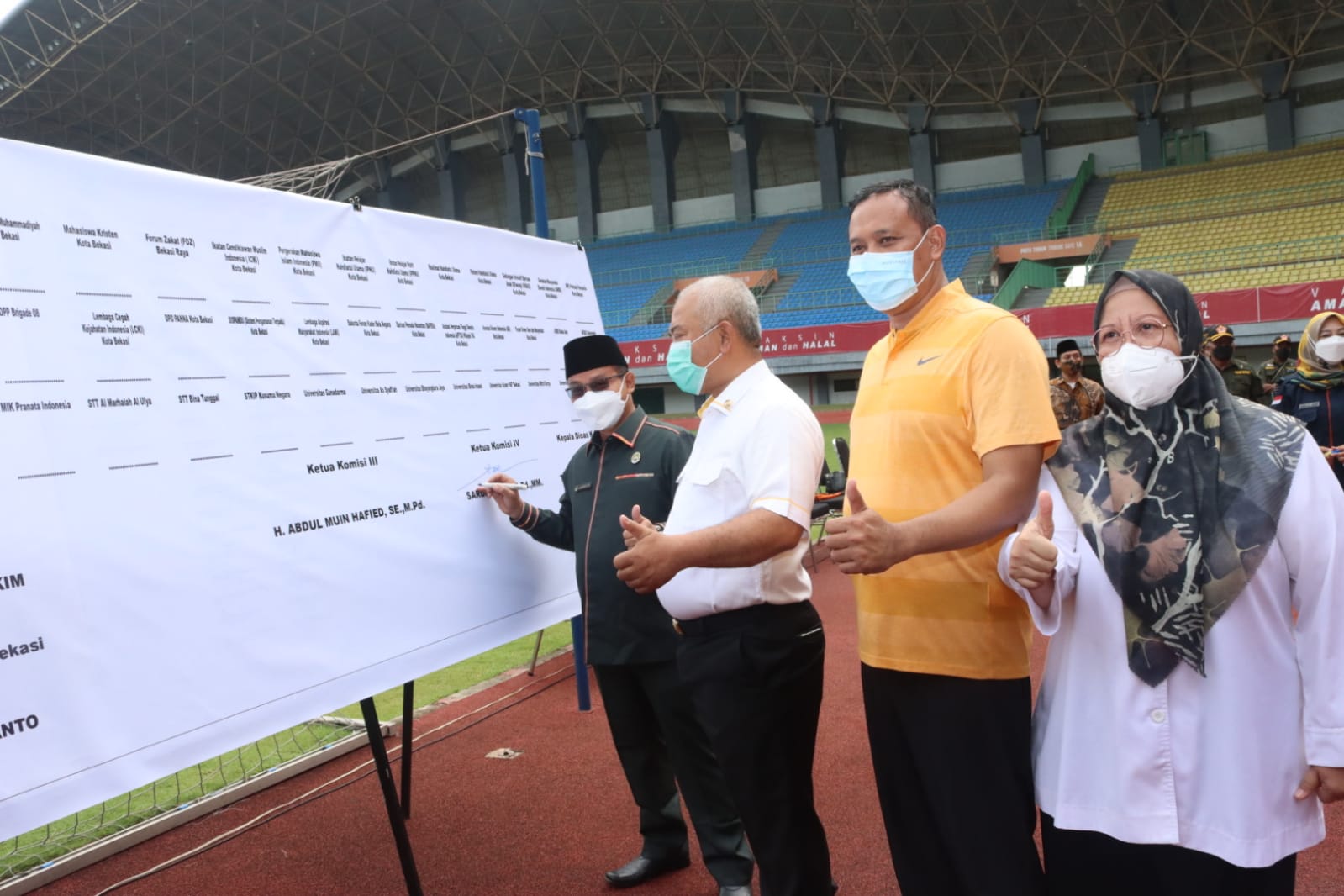 CAPAIAN HERD IMMUNITY PEMKOT BEKASI GELAR MoU DENGAN SELURUH STAKEHOLDER