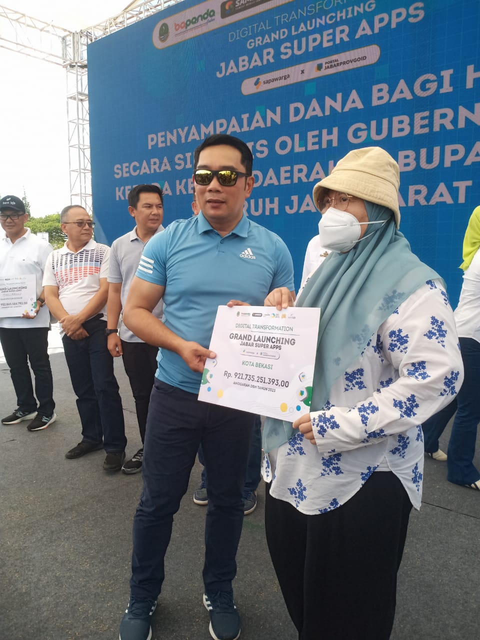 Sekda Kota Bekasi Hadiri Grand Launching Jabar Super Apps