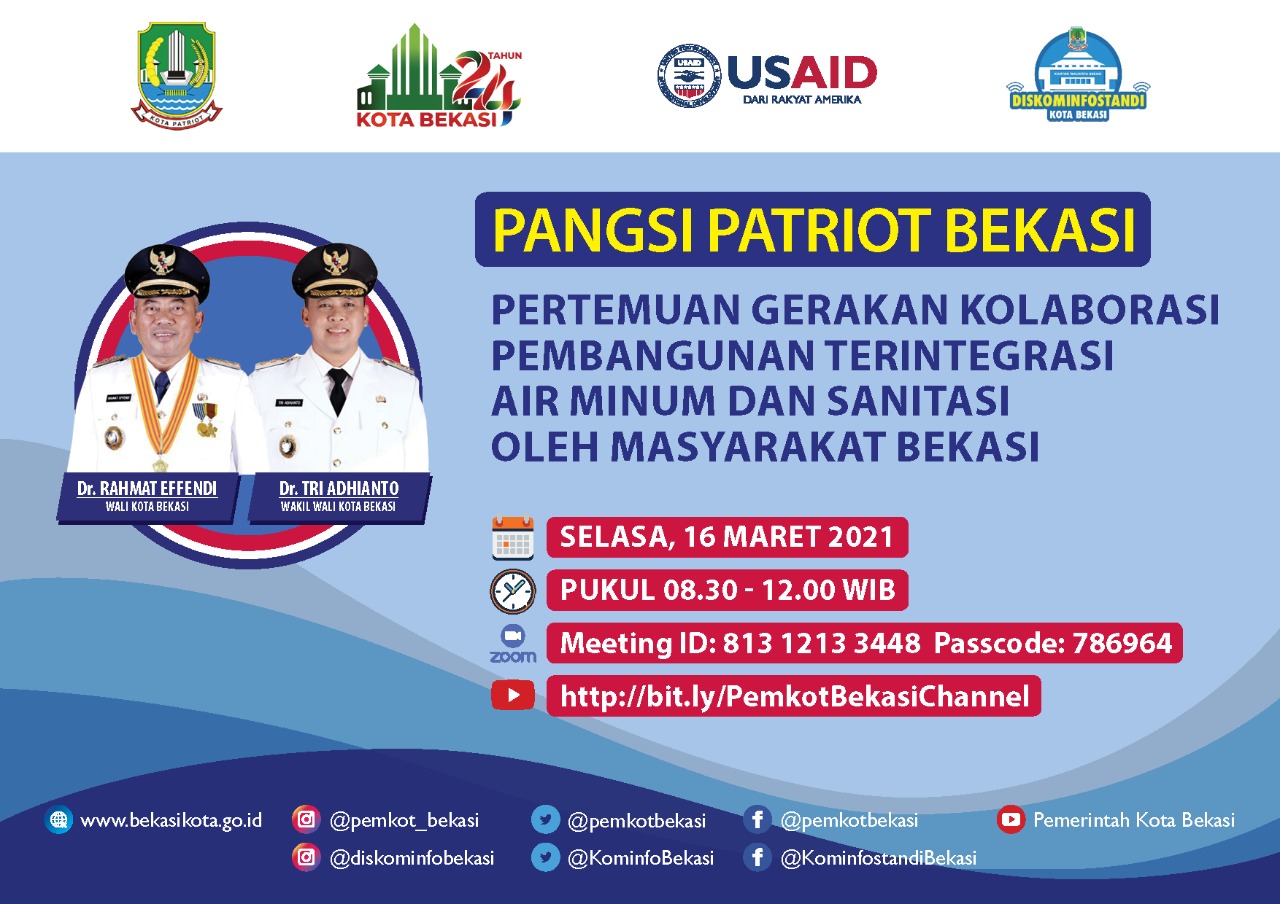 Kolaborasi Pemerintah Kota Bekasi Dengan USAID Mengatasi Air Bersih, Sanitasi dan Perilaku Higine
