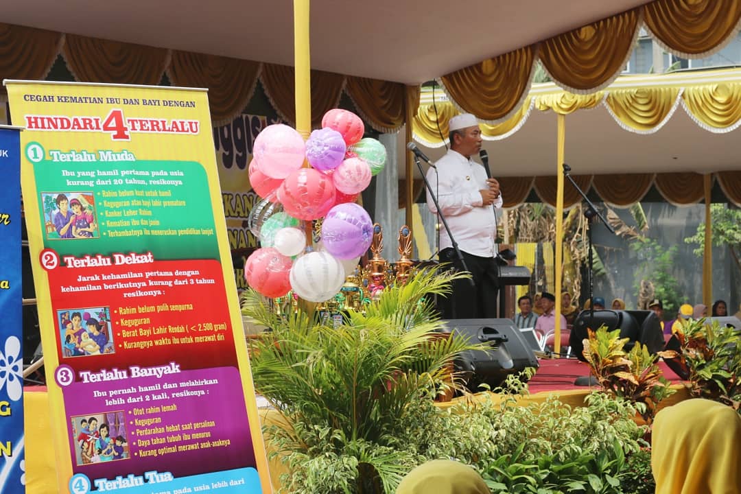 Hadiri Gebyar Kampung KB, Dr Rahmat Effendi Berharap Kecamatan Yang Lain Bisa Mengikuti