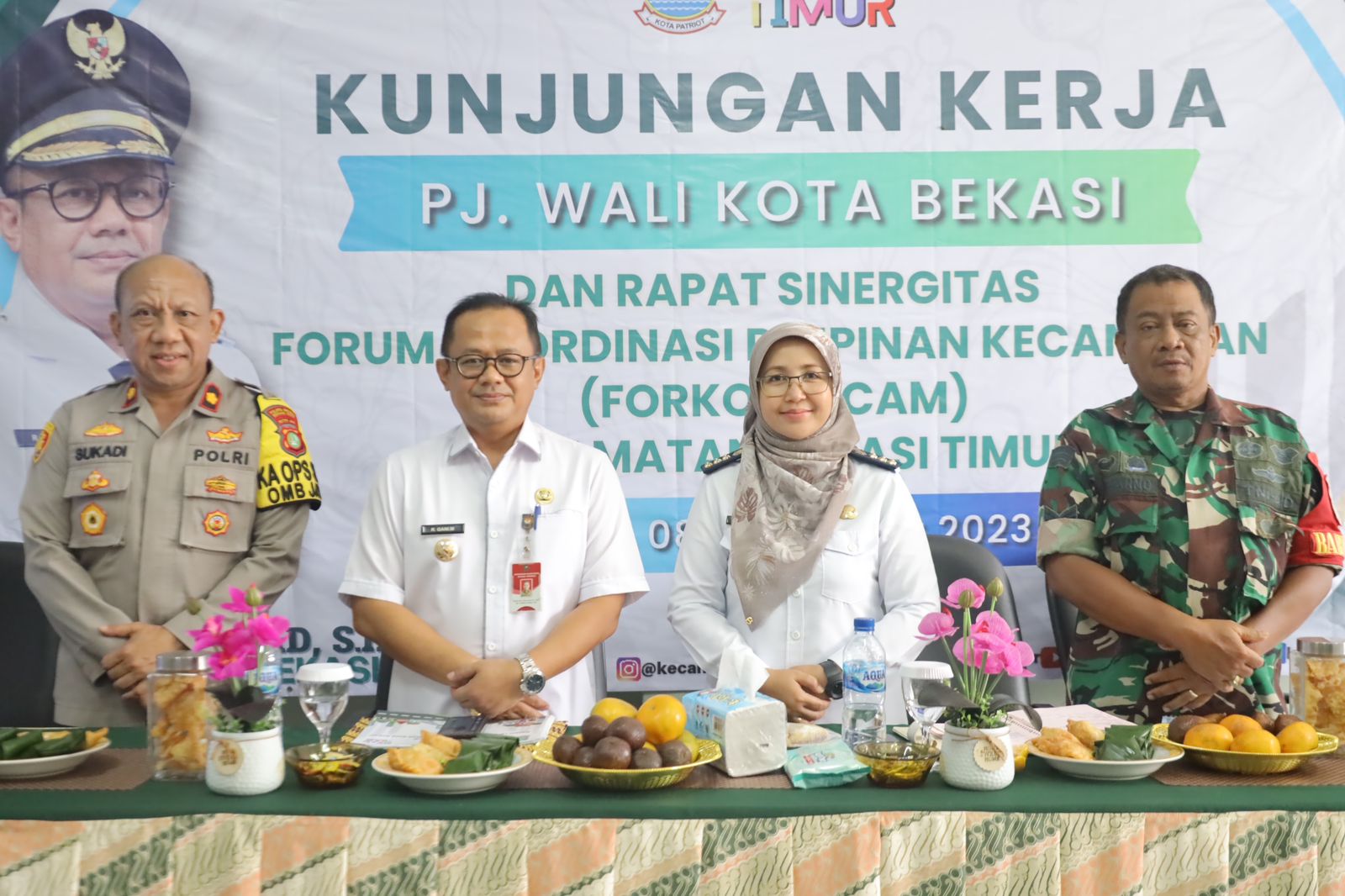 Pj. Wali Kota Bekasi Jalin Sinergitas di Kecamatan Bekasi Timur dan Rawalumbu