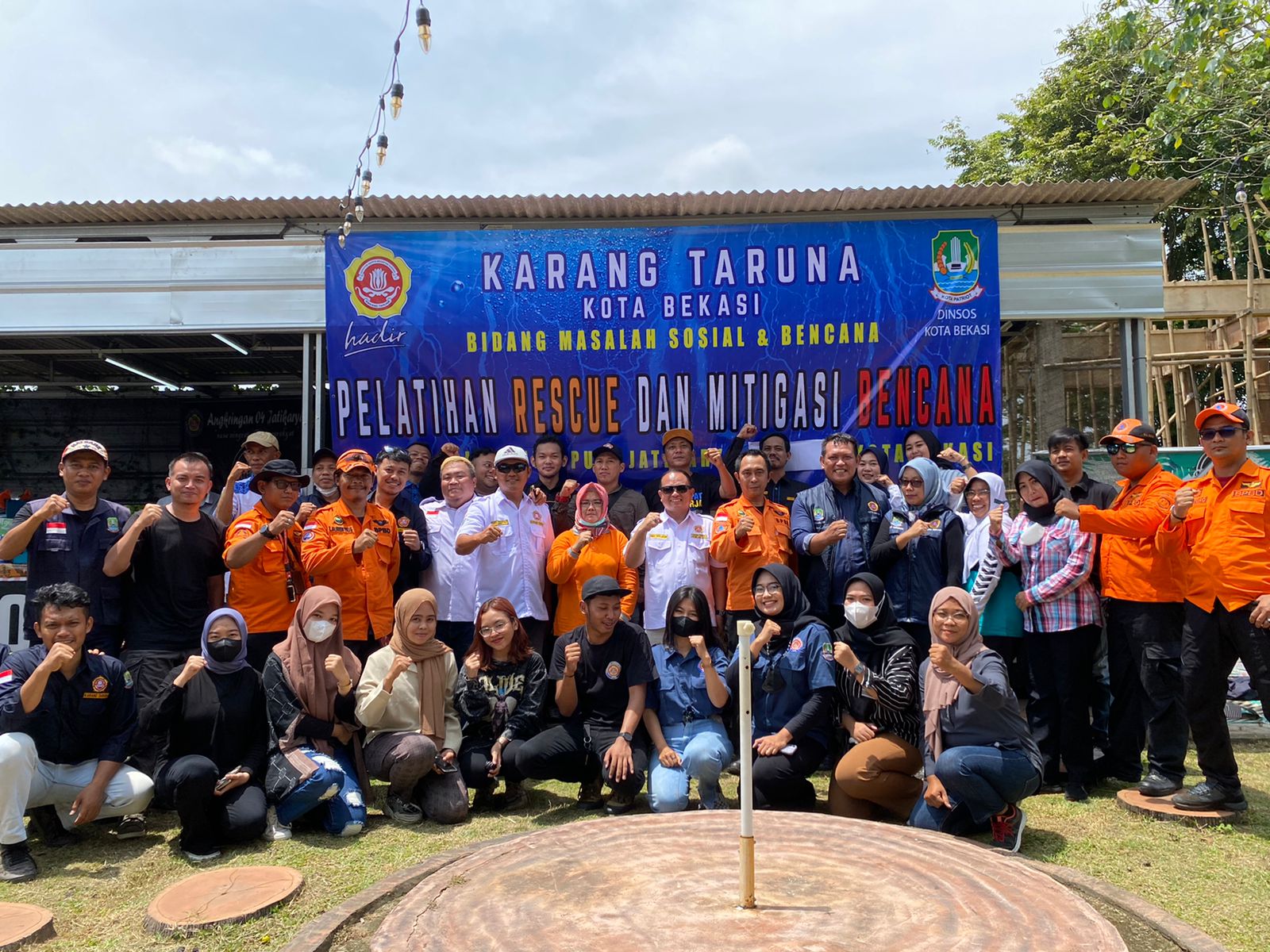 Relawan Tanggap Bencana Karang Taruna Kota Bekasi Gelar Pelatihan Rescue Dan Mitigasi Bencana