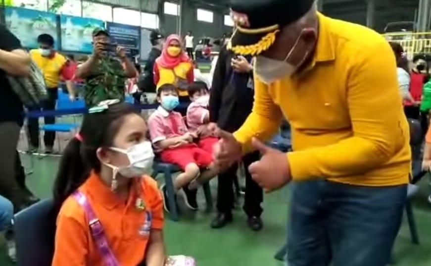 PEMKOT BEKASI TARGETKAN 296.121 ANAK USIA 6-11 TAHUN DIVAKSIN COVID-19