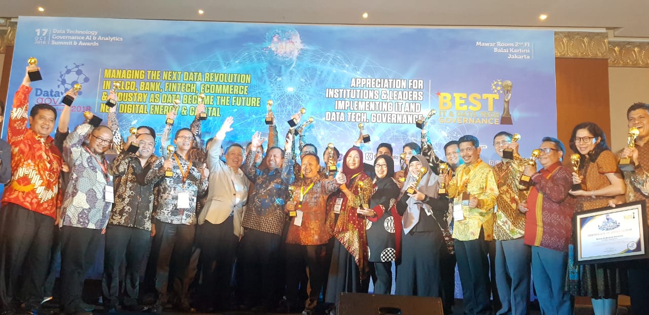Kota Bekasi Raih Penghargaan The Best Data and Security Governance