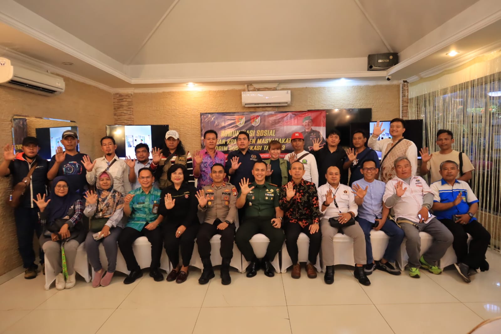 Pemerintah Kota Bekasi Hadir di Coffee Morning Dandim 0507/Bekasi Bersama Insan Pers