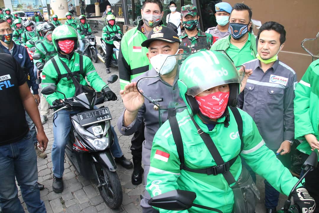 LAYANAN GOJEK DAN GRAB BIKE AKTIF KEMBALI DI KOTA BEKASI
