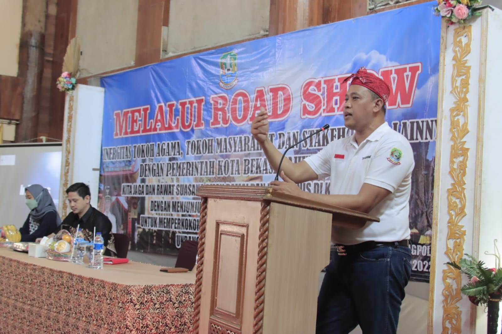 PLT WALI KOTA BEKASI HADIR ROAD SHOW SINERGITAS TOKOH AGAMA DI MEDAN SATRIA