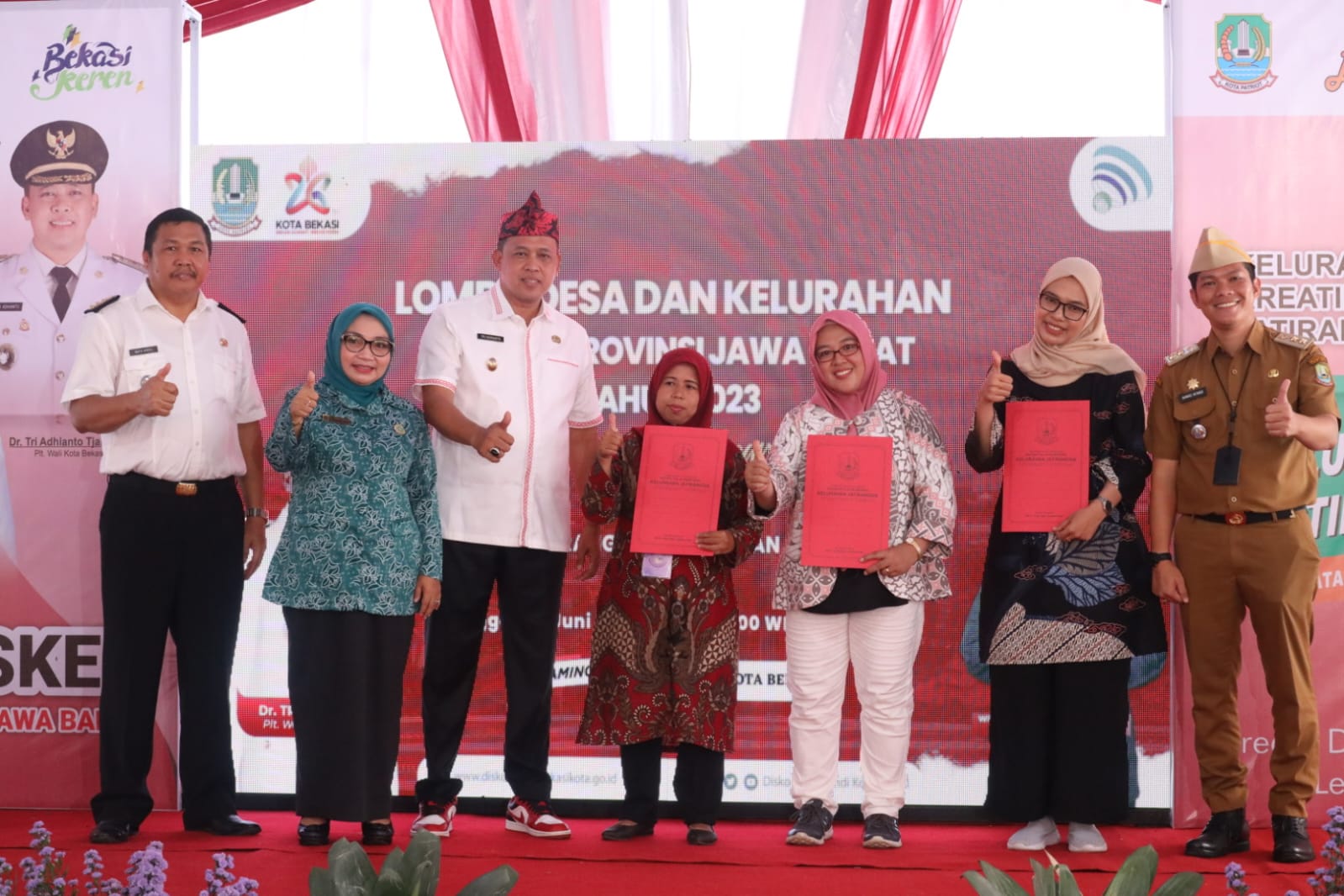 Plt. Wali Kota Bekasi Sambut Tim Penilai Lomba Desa dan Kelurahan Tingkat Provinsi Jawa Barat