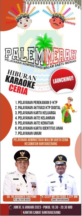 Optimalkan Pelayanan, Kecamatan Bantargebang Launching Palem Merah