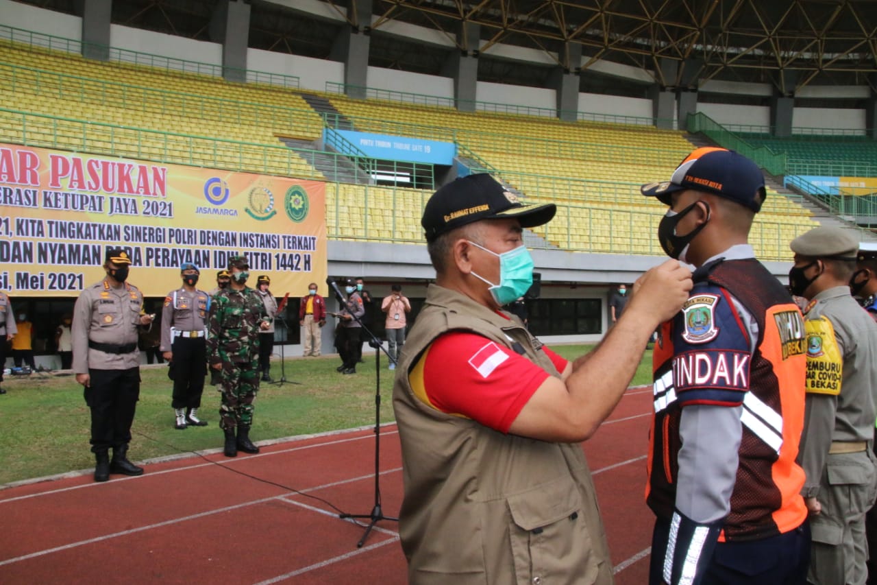 GELAR PASUKAN OPERASI KETUPAT JAYA 2021, WALI KOTA TEGASKAN OPERASI BERJALAN SECARA HUMANIS