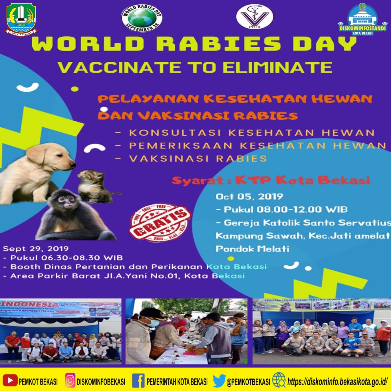 Pelayanan Kesehatan Hewan dan Vaksinasi Rabies