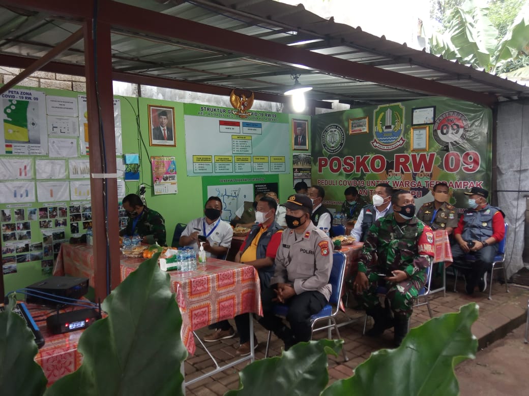 RW 09 Kelurahan Jatiraden Kecamatan Jatisampurna Sambut Tim Penilai RW Siaga Tingkat Kota Bekasi