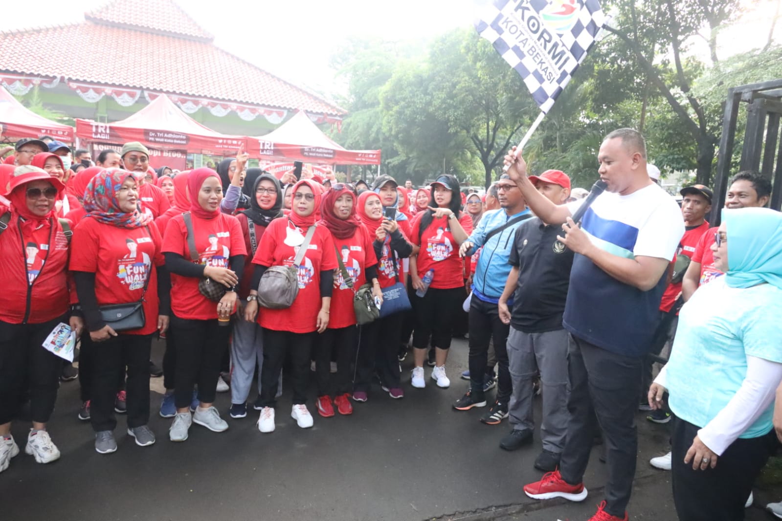 Pekan Ketiga, Jalan Santai KORMI Kota Bekasi Berada Di Kecamatan Bekasi Selatan