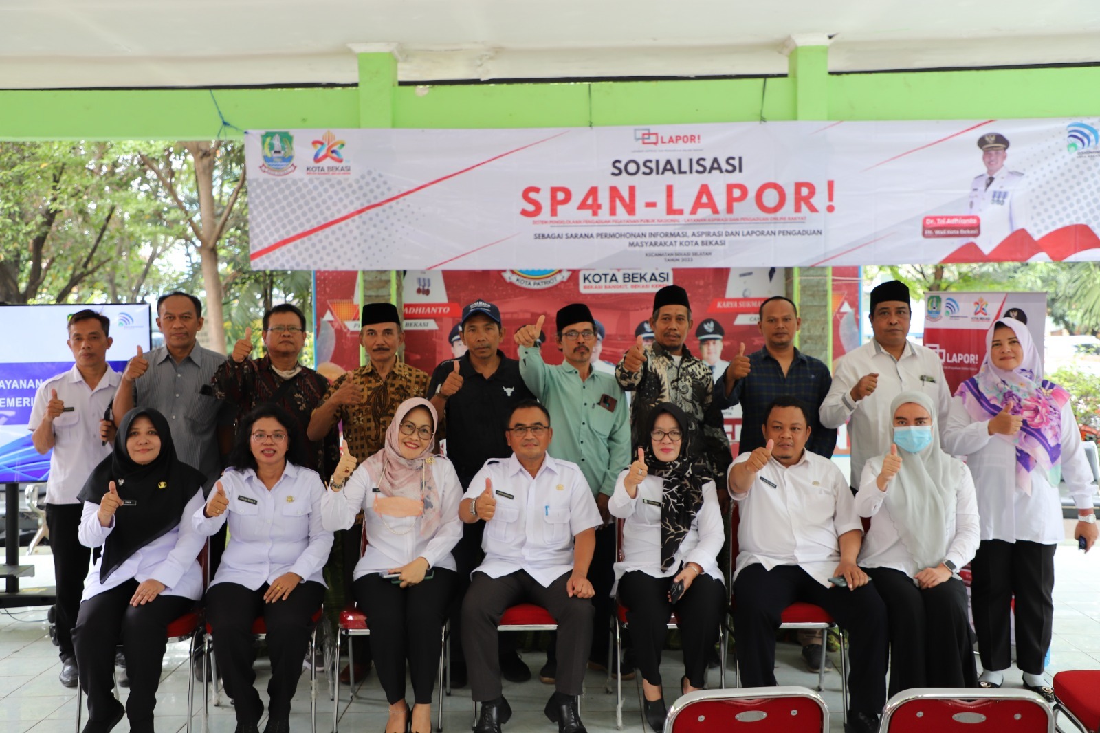 DISKOMINFOSTANDI RAMPUNGKAN ROADSHOW SOSIALISASI SP4N-LAPOR! DI KECAMATAN BEKASI SELATAN