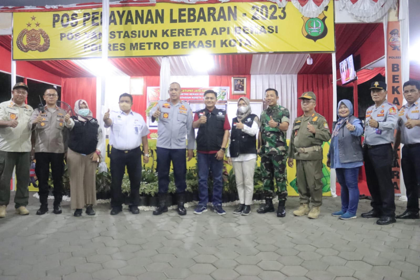 Pastikan Arus Mudik Aman dan Lancar, Plt. Wali Kota Pantau Situasi Pos Pengamanan Mudik Lebaran