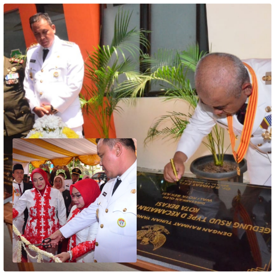 HUT RI, Wali Kota Bekasi Resmikan 2 RS Tipe D