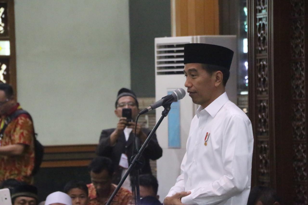 Kunjungan Presiden Republik Indonesia Dalam Rangka Membagikan Sertifikat Tanah Wakaf