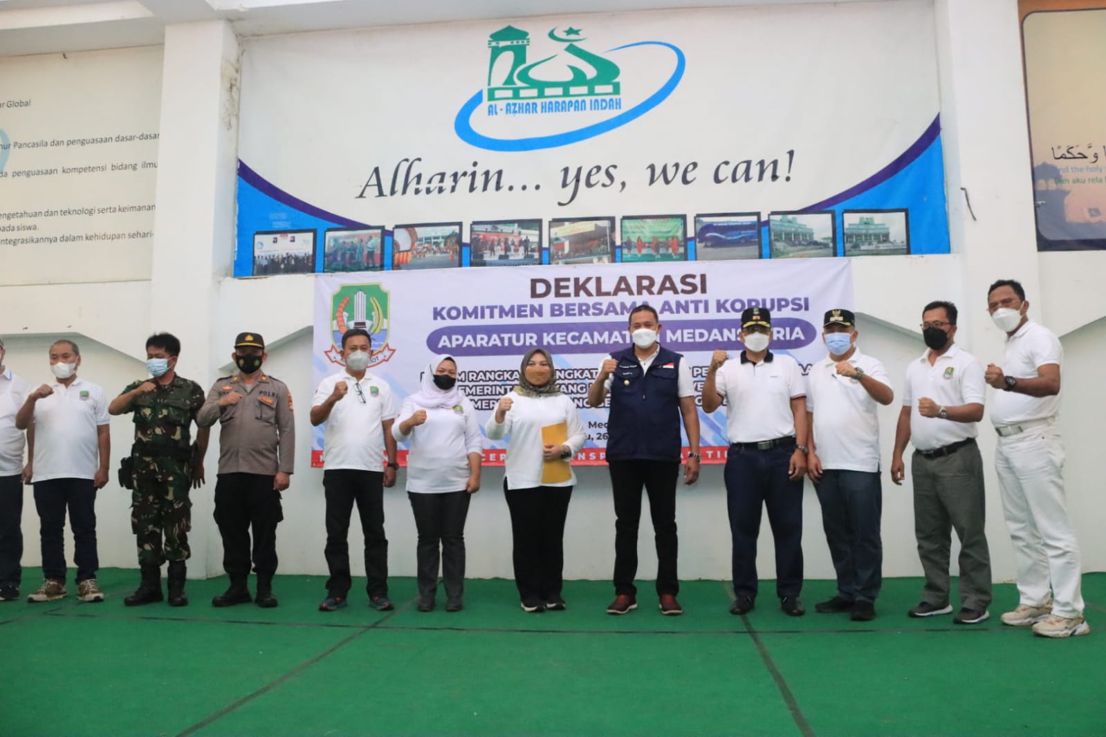 APARATUR KECAMATAN MEDAN SATRIA DEKLARASIKAN ANTI KORUPSI