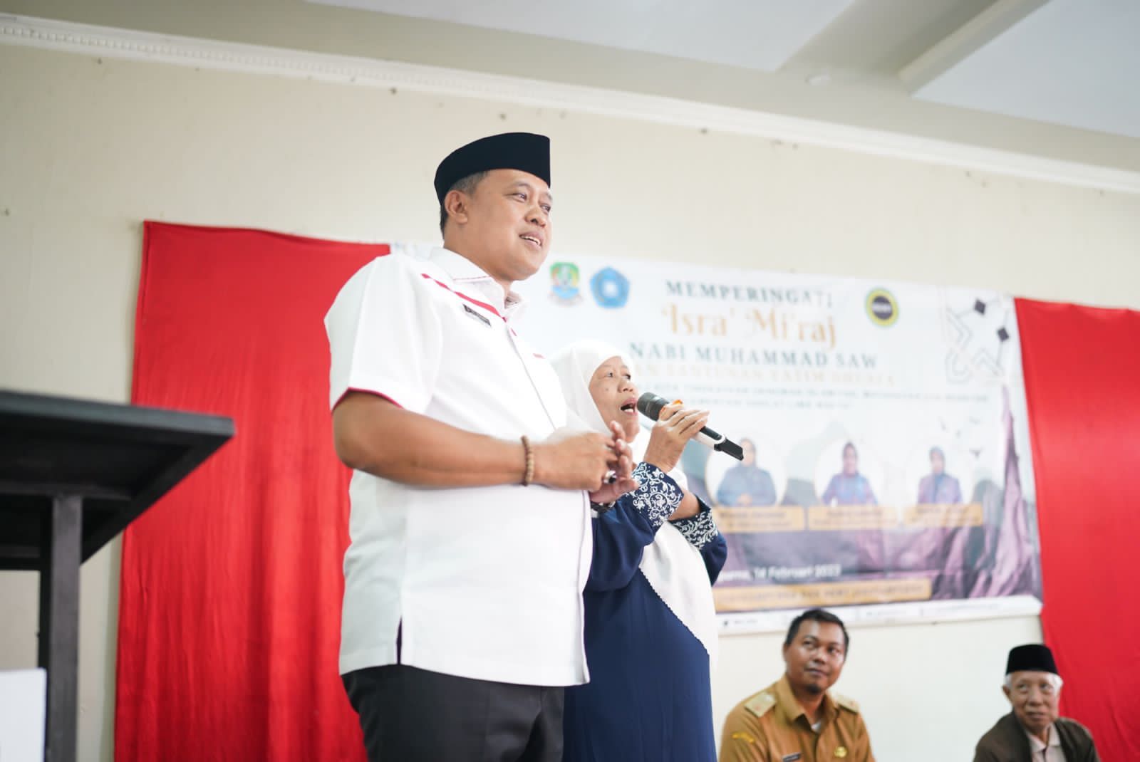 JAKASAMPURNA GELAR PERINGATAN ISRA MIRAJ DAN SANTUNAN. PLT WALI KOTA HADIR BERIKAN APRESIASI