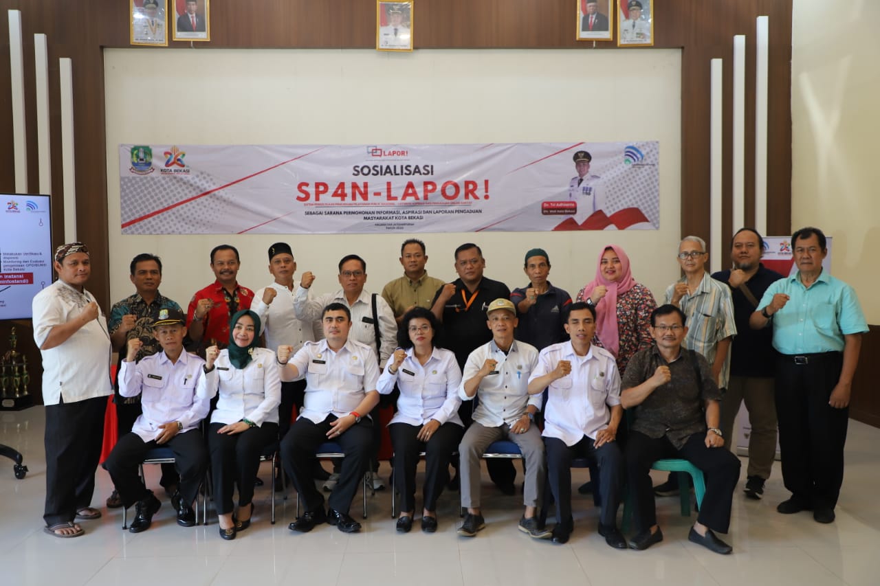 Kecamatan Jatisampurna Ikuti Sosialisasi SP4N-LAPOR