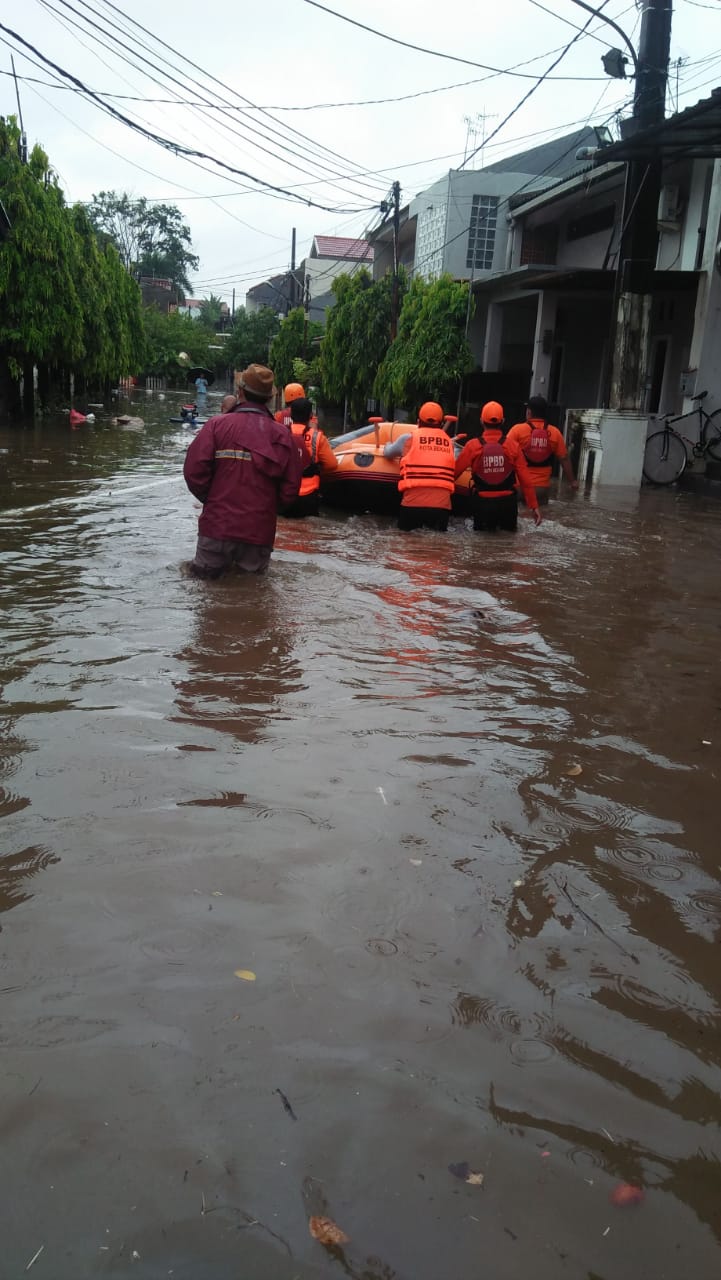 BPBD Laporkan 22 Titik Genangan di 6 Wilayah Kota Bekasi Hari Ini