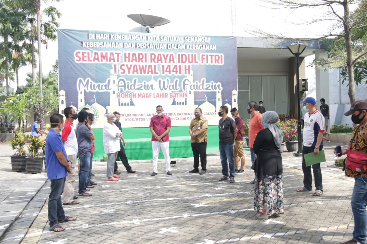 Wakil Wali Kota Bekasi, Tri Adhianto Tinjau Lokasi Zona Hijau Sholat Idul Fitri 1441 H