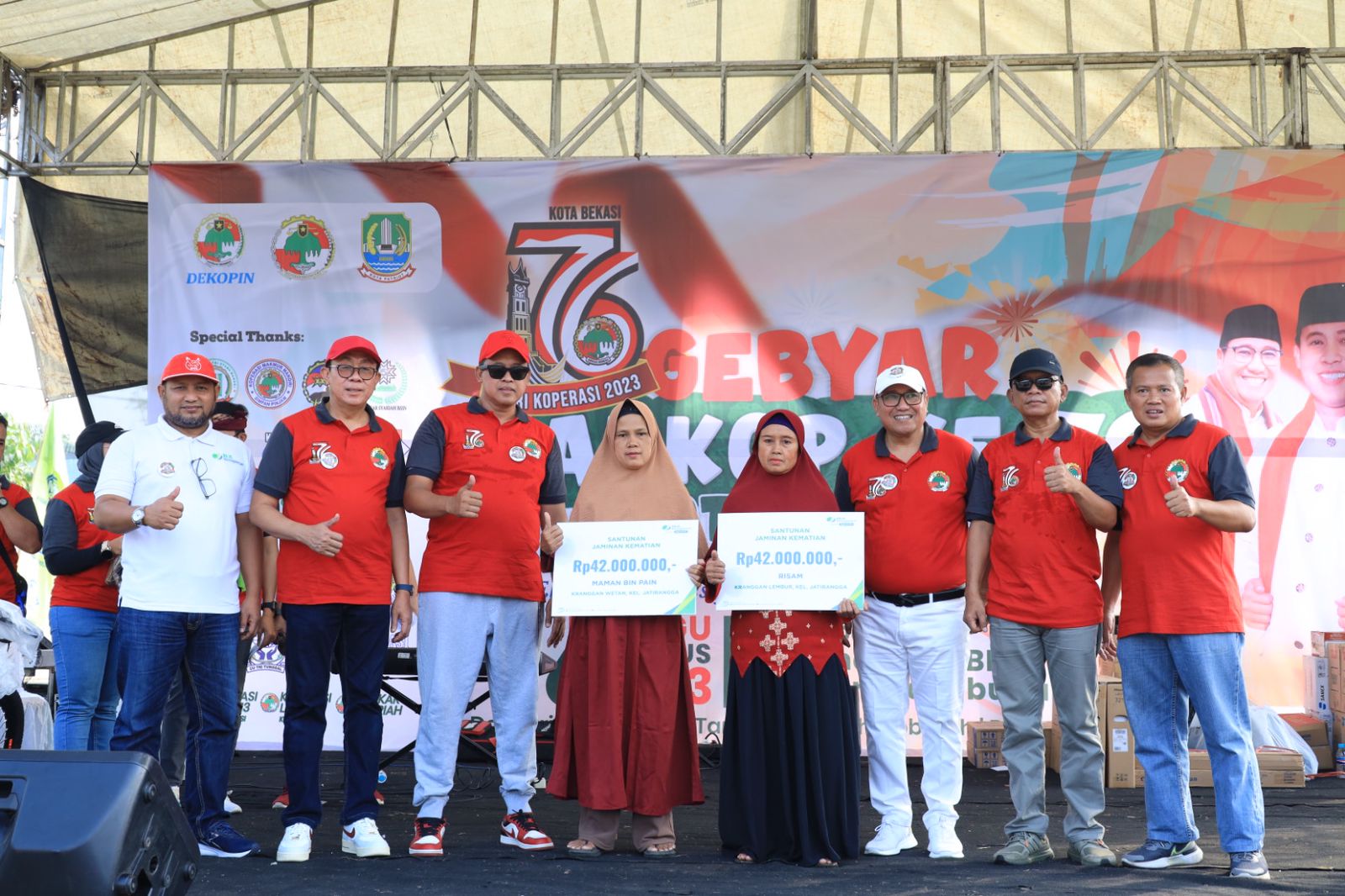 Plt. Wali Kota Bekasi, Tri Adhianto Buka Hari Koperasi ke-76