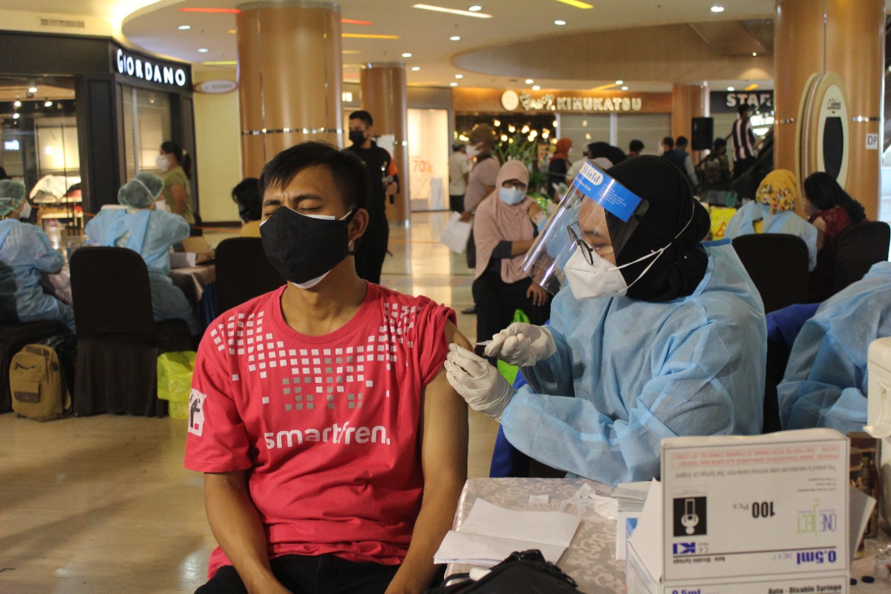 GRAND METROPOLITAN MENJADI TEMPAT KEGIATAN VAKSINASI UNTUK LIMA KECAMATAN