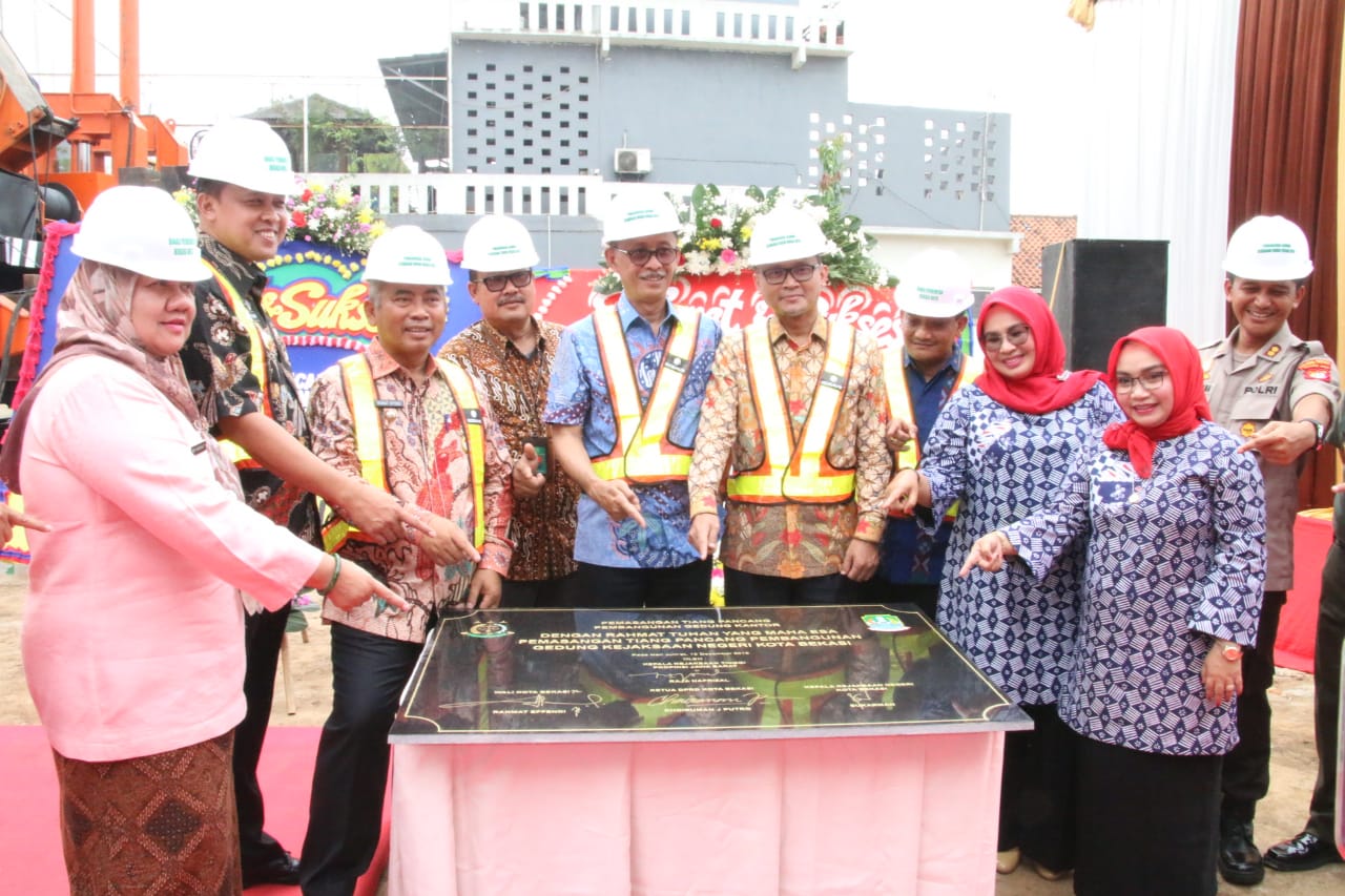 Kajati Provinsi Jawa Barat Resmikan Ground Breaking Gedung Kejaksaan Negeri Kota Bekasi