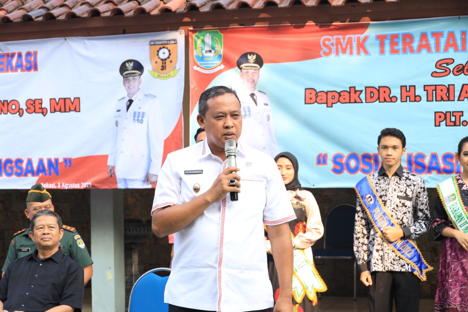 Tri Adhianto, Tanamkan Jiwa NKRI dan Wawasan Kebangsaan di SMK Teratai Putih 4