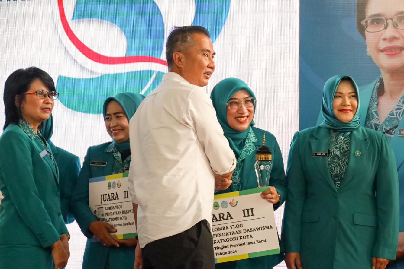 HKG PKK Tingkat Jabar 2024, TP. PKK Kota Bekasi Raih Juara III Lomba Vlog Pendataan Dasawisma