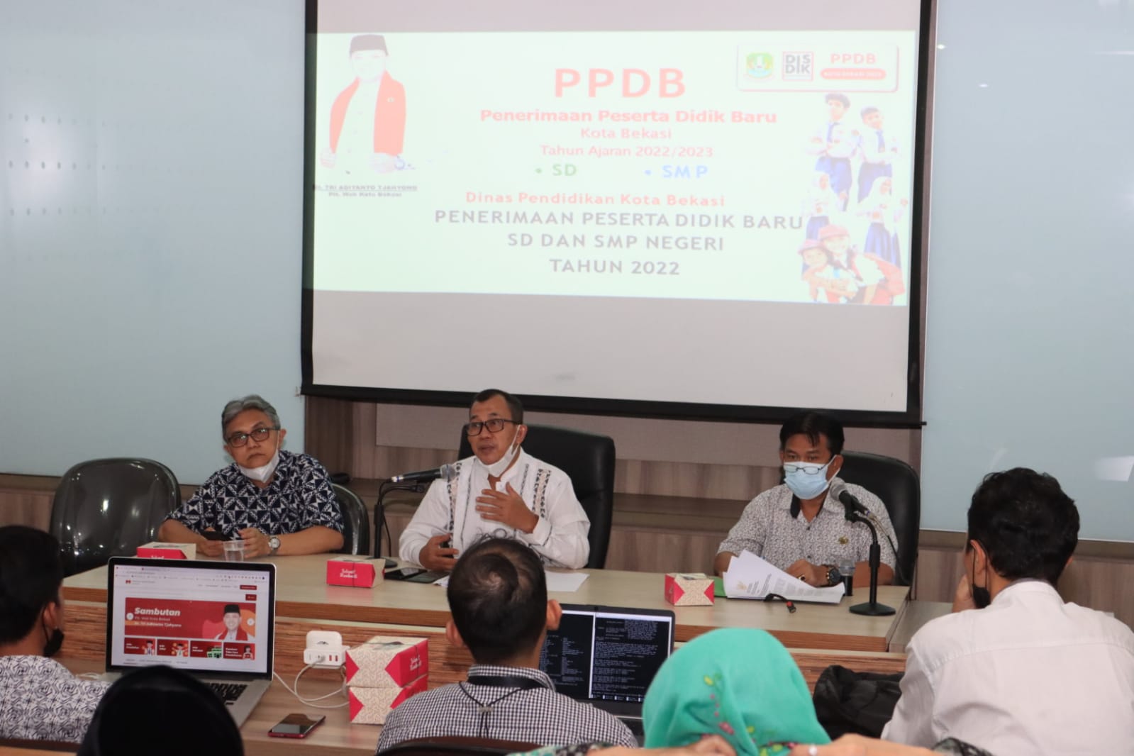 Disdik Kota Bekasi Lakukan Simulasi Aplikasi Laman Pada PPDB Online