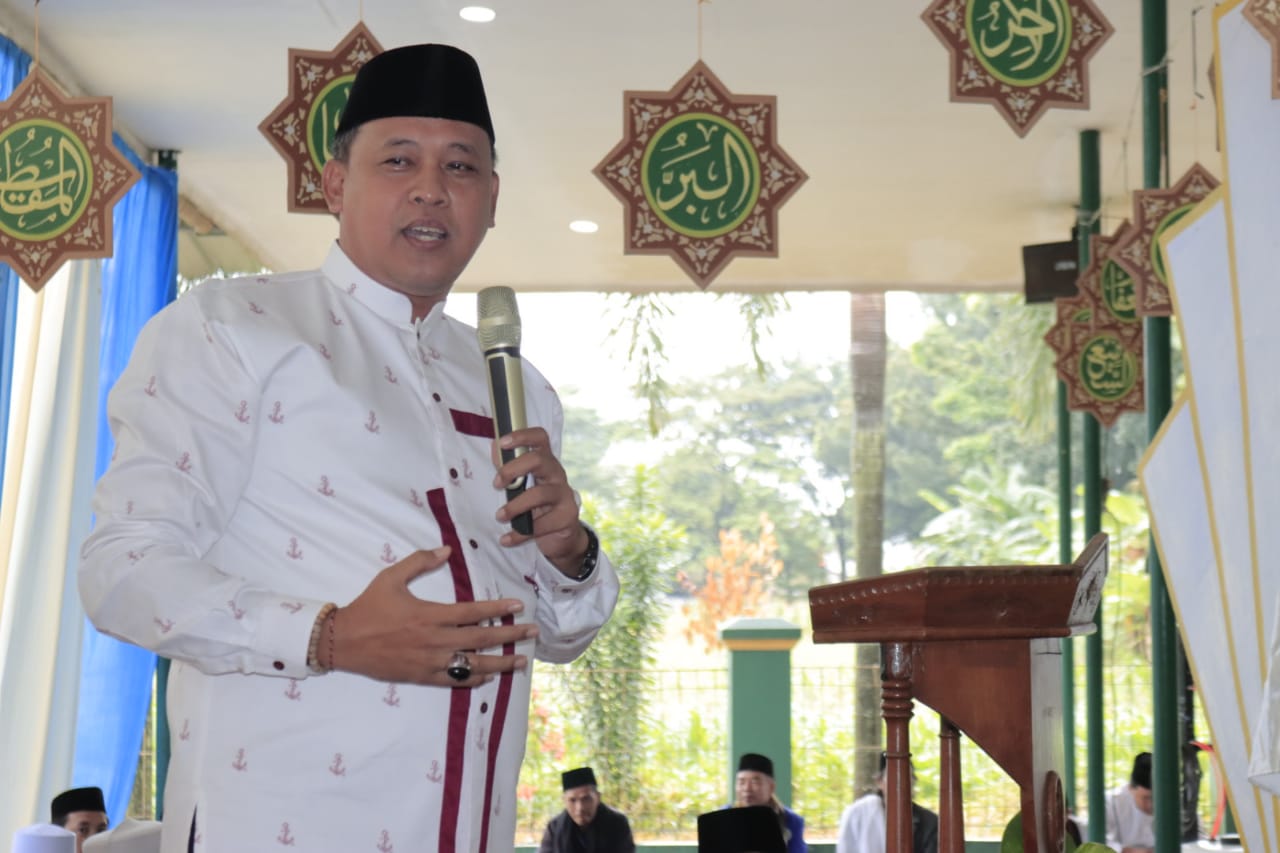 Tri Adhianto Hadiri Dzikir Akbar dari Majelis Dzikir Rahmatan Al-Mubarok di Wilayah Bantargebang