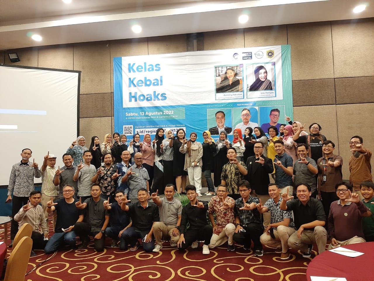 DISKOMINFOSTANDI IKUTI KELAS KEBAL HOAKS