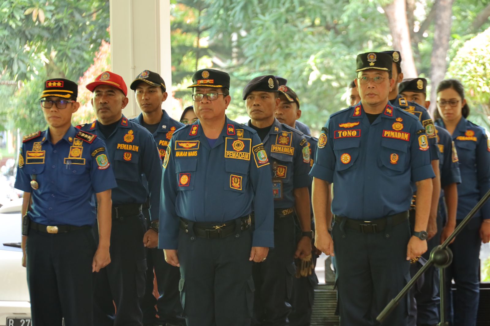 Pj. Wali Kota Bekasi Lepas Kontingen Skill Competition (SC) Pemadam Kebakaran