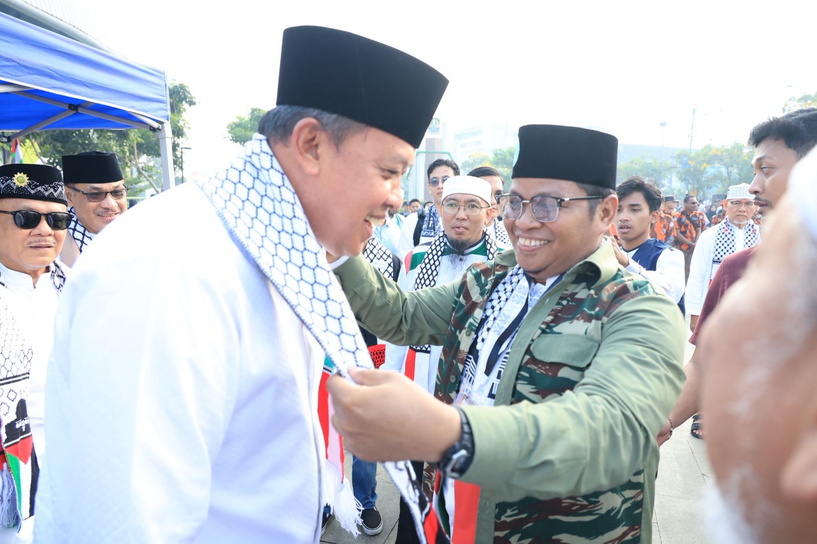 Aksi Solidaritas untuk Palestina, Wali Kota Bekasi :Harus Diiringi Aksi Nyata dan Terukur